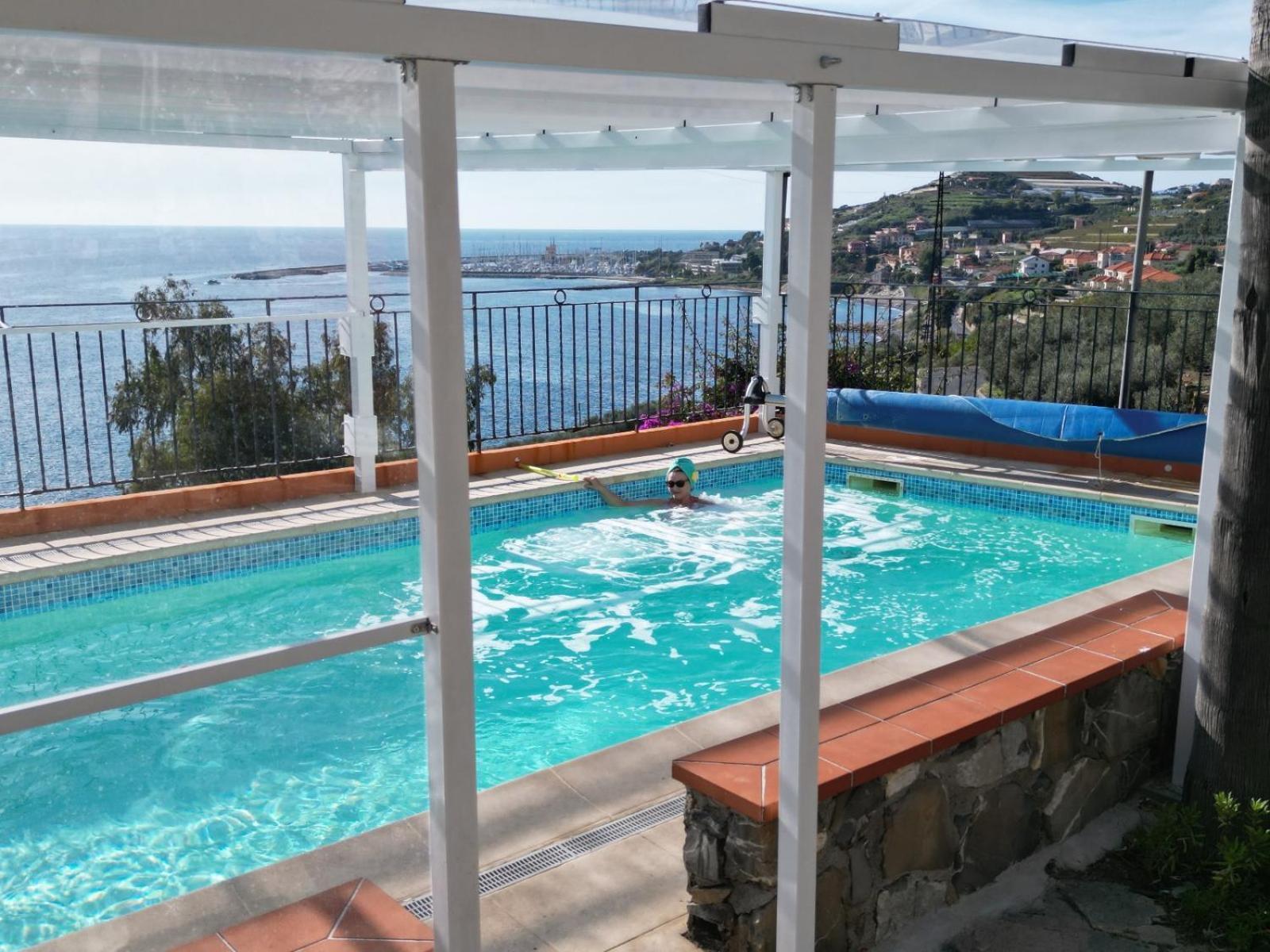 Villa Del Mare Ligure Terme & Spa Piscina A 37 Gradi ซานตาสเตฟาโน อัล มาเร ภายนอก รูปภาพ