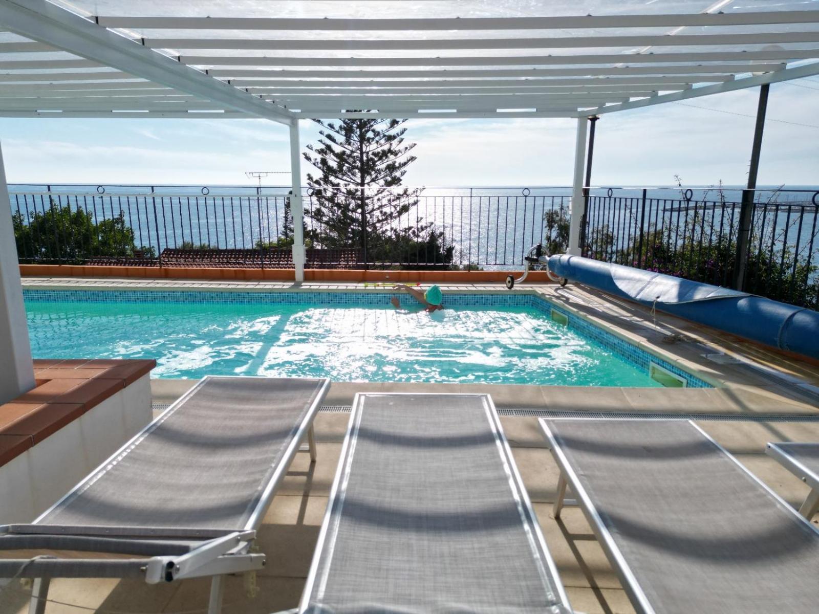 Villa Del Mare Ligure Terme & Spa Piscina A 37 Gradi ซานตาสเตฟาโน อัล มาเร ภายนอก รูปภาพ